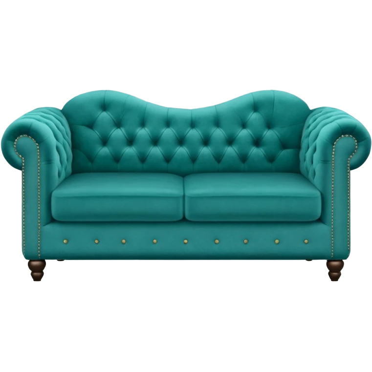 Teal couch emoji