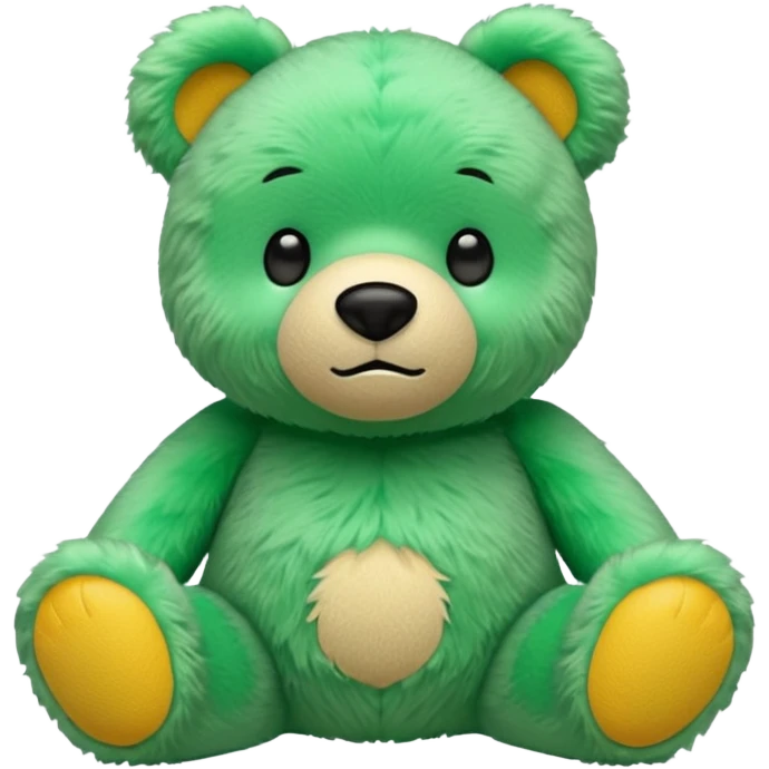 green bear toy emoji
