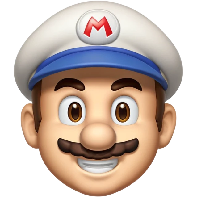 mario from super mario 64's face emoji