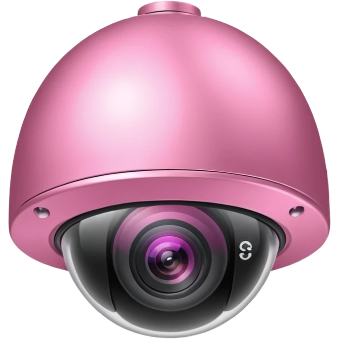 Security Camera pink  emoji