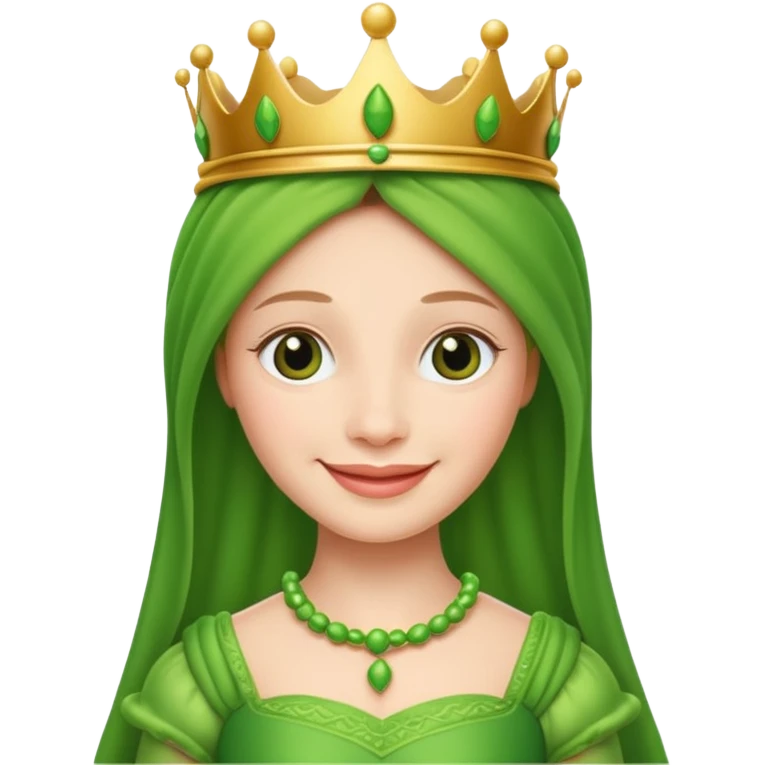 princess pea smiling emoji