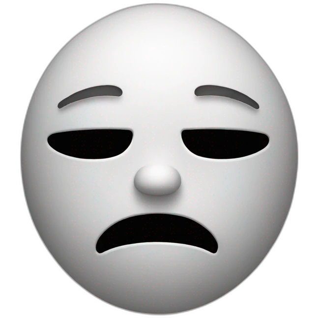 Sad emoji with taking happy mask front happy face emoji