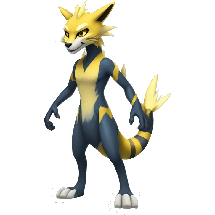 Lombax-Zeraora full body emoji