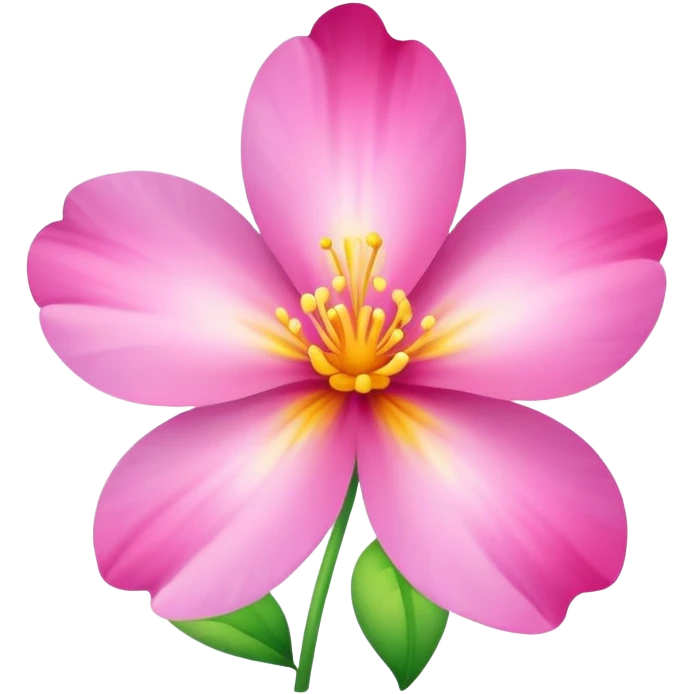 pleasant aroma wafting from a flower emoji