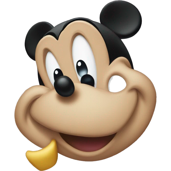 Mickey mouse emoji