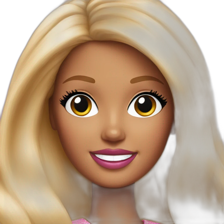 Barbie doll emoji