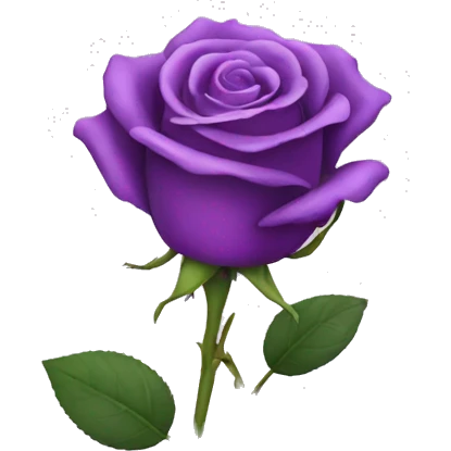 purple rose emoji