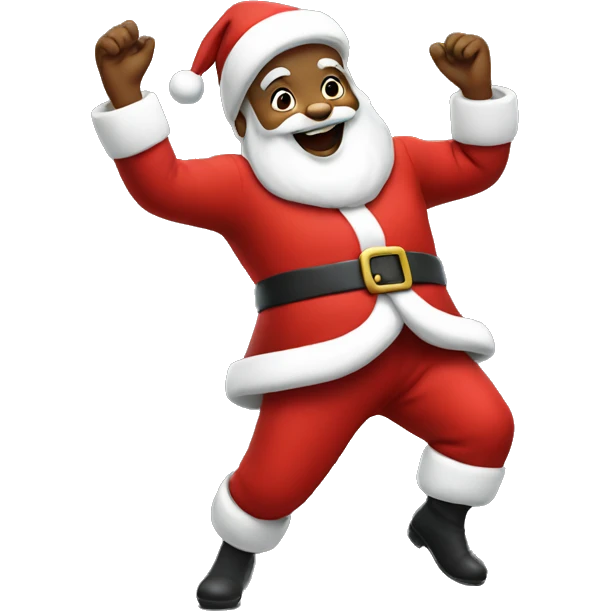 Dancing Santa  emoji