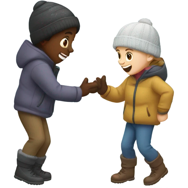 Snow fight emoji