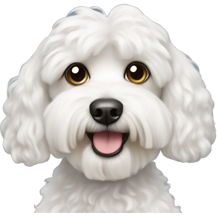 Maltese poodle emoji