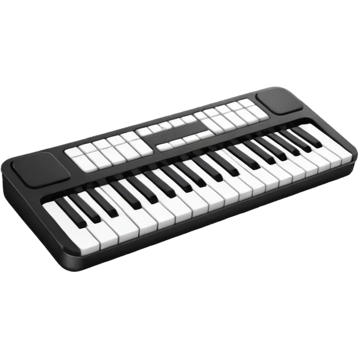 Teclado música básico emoji