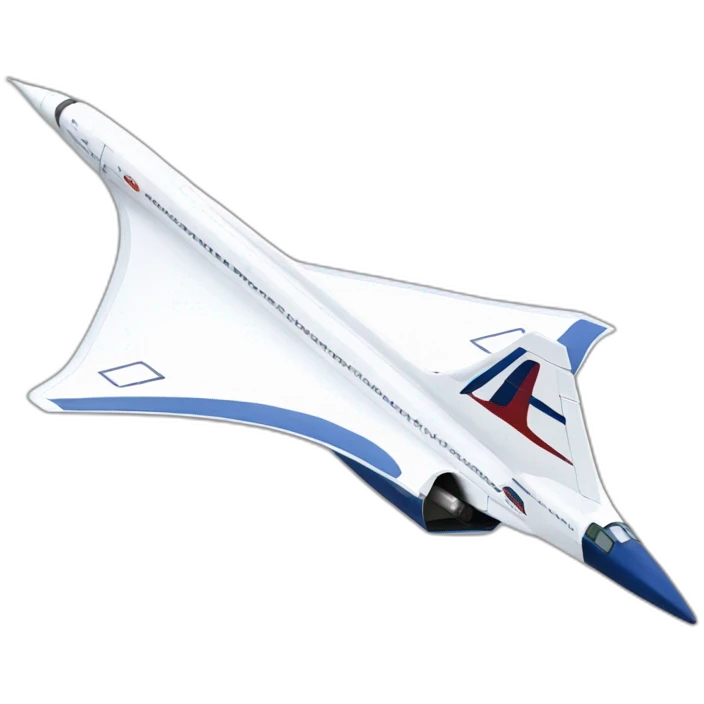 Concorde plane emoji
