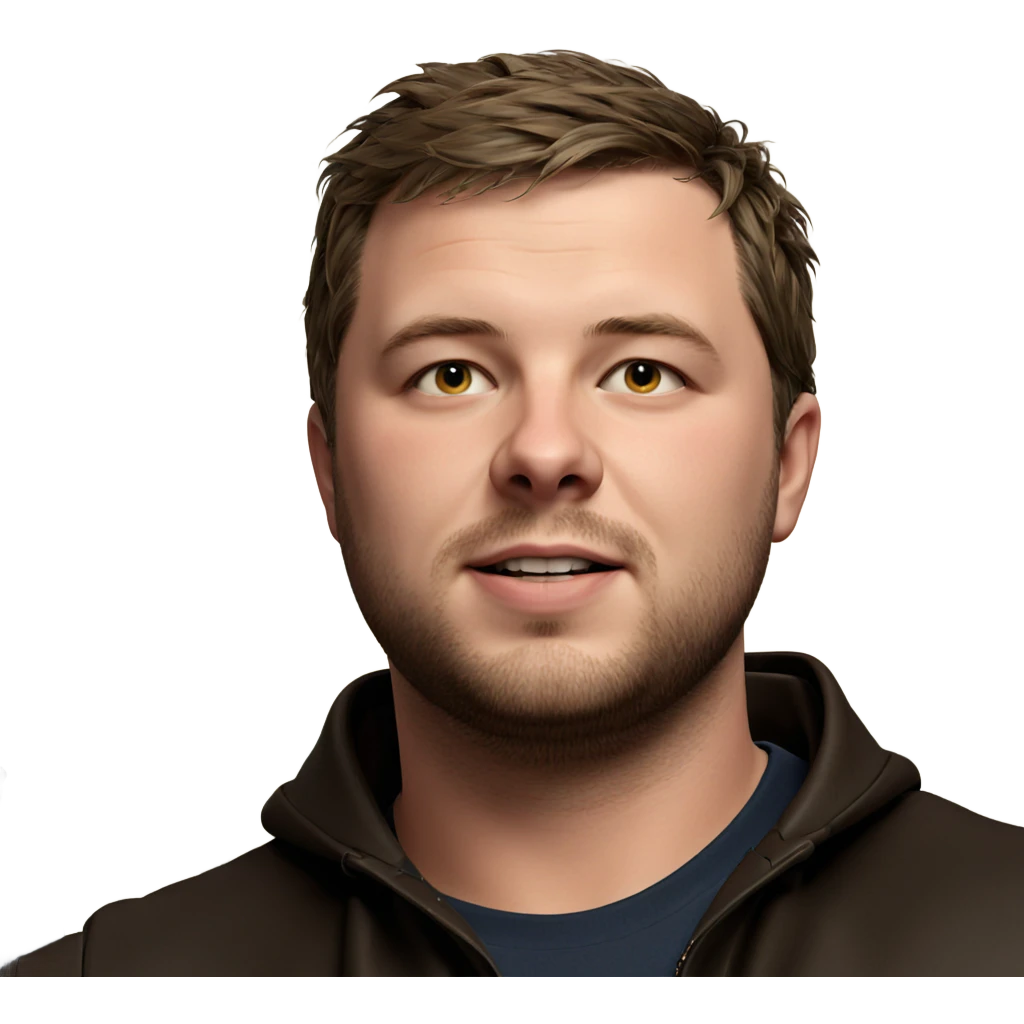 male portrait with jacket emoji
