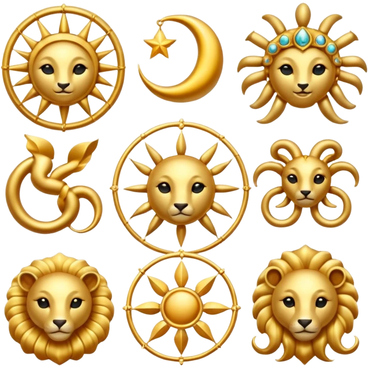 ♈♉♊♋♌♍♎♏⛎♐♑♒♓ emoji