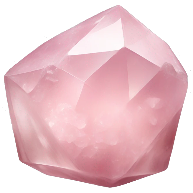 rose quartz crystal emoji