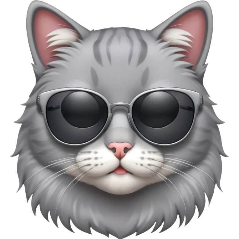 Cat wearing sunglasses emoji