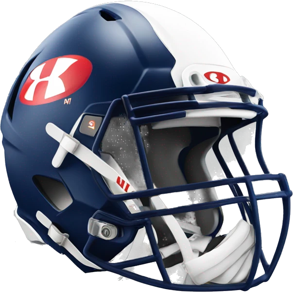 Under armour logo on football helmet emoji