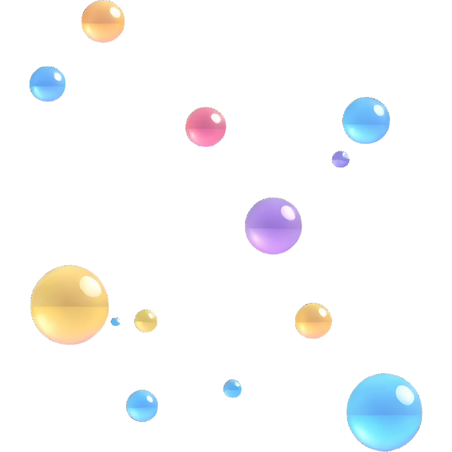 white soap bubbles emoji