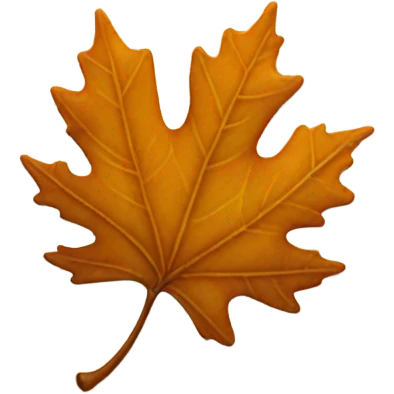 Fall leaf emoji