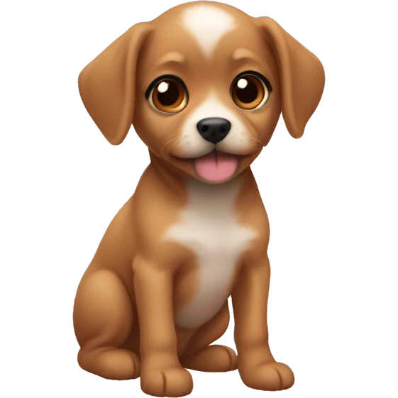 the smallest puppy emoji