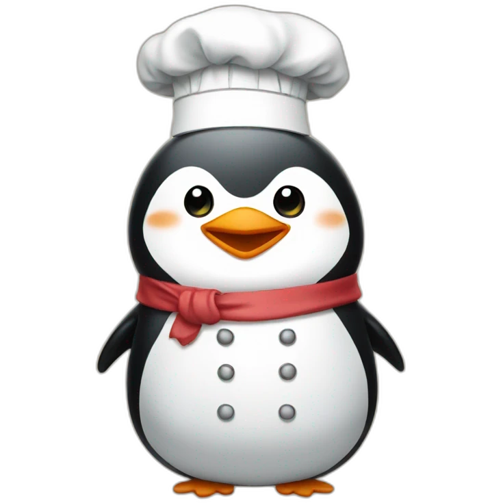 chef penguin emoji