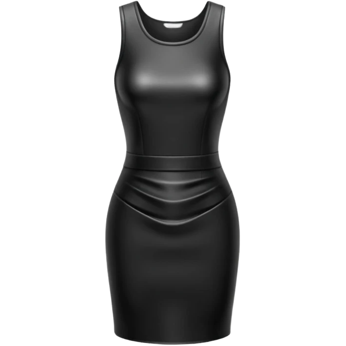 leather dress emoji