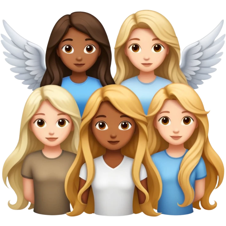 Girls with wings emoji