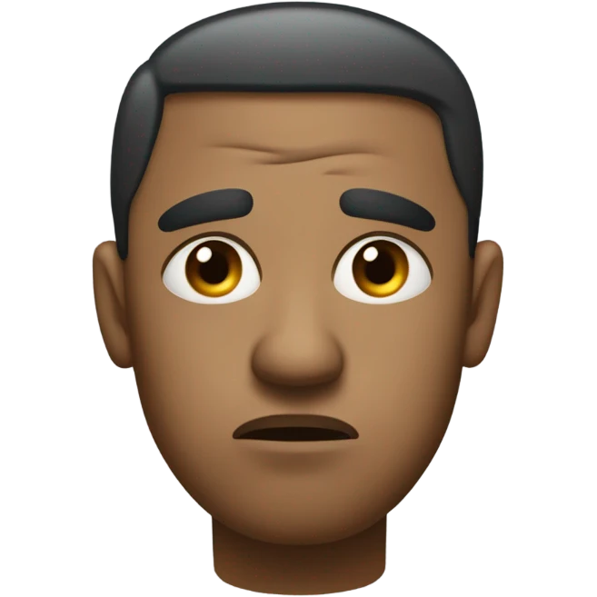 Disappointed emoji