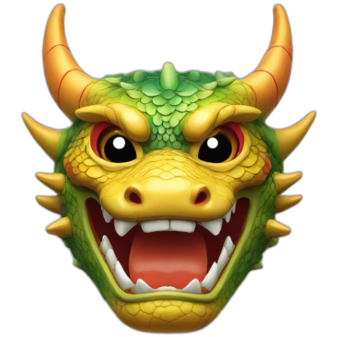 dragon japanese mask emoji