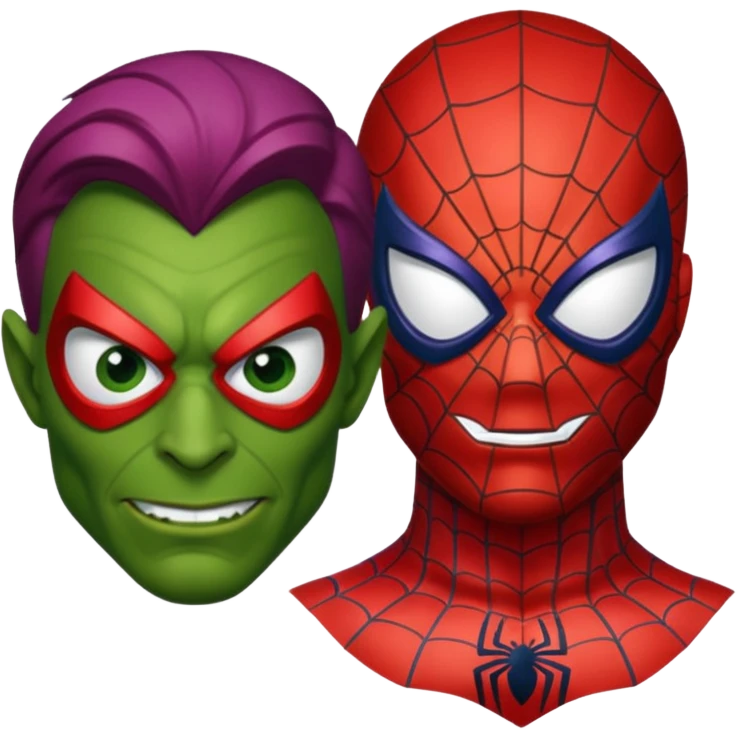 Spiderman's Green goblin classic emoji