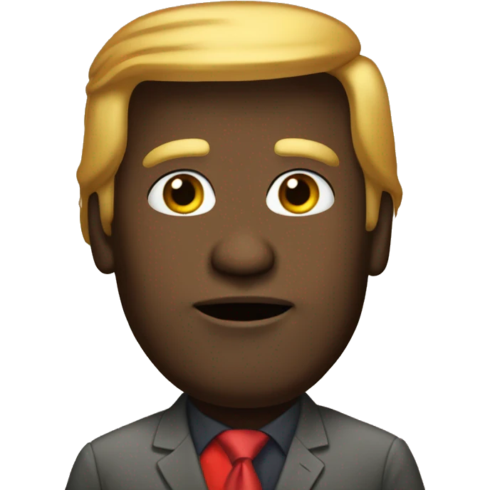 African Donald trump emoji