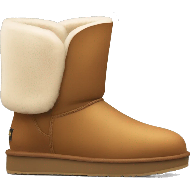 Ugg boots short platform emoji