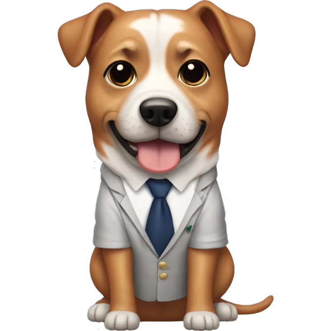 Perro con traje de salchicha  emoji
