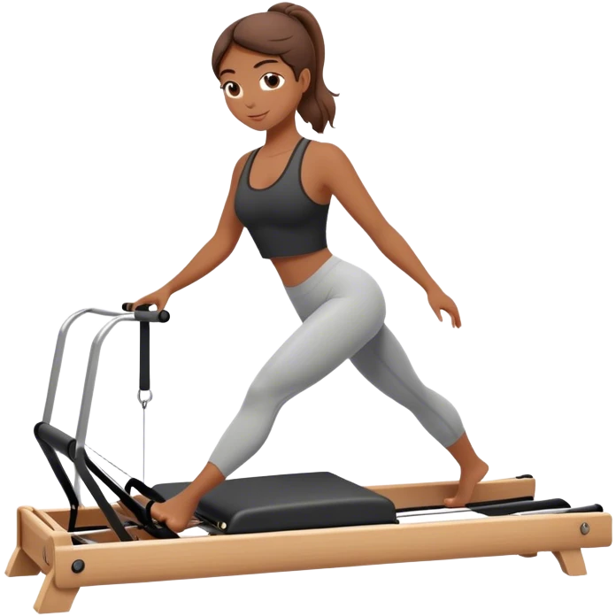 Pilates reformer girl emoji