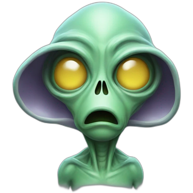 Alien qui fume emoji
