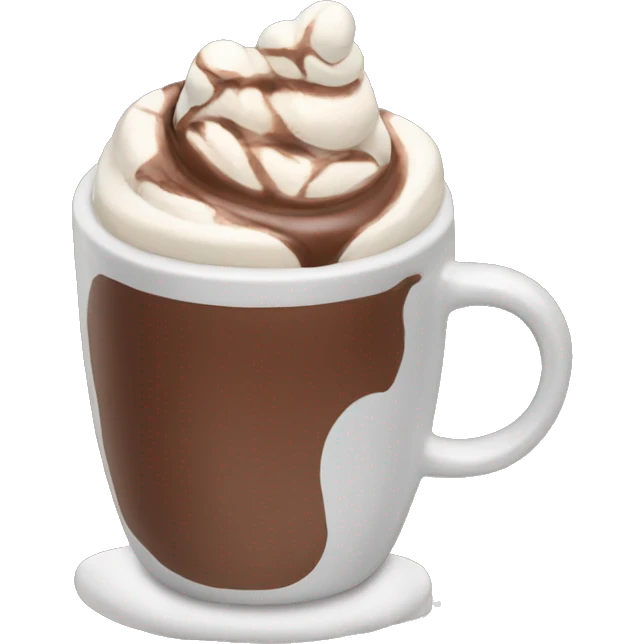 Aesthetic hot chocolate emoji