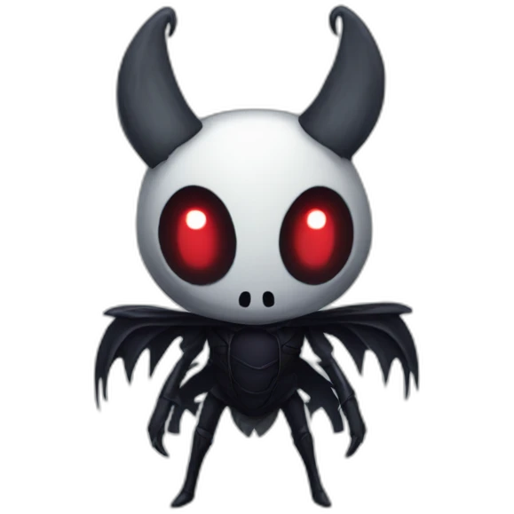 hollow knight with red eyes emoji