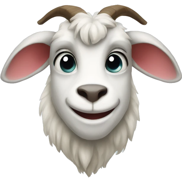 Goat with heart emoji