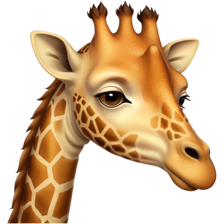 sleepy giraffe emoji