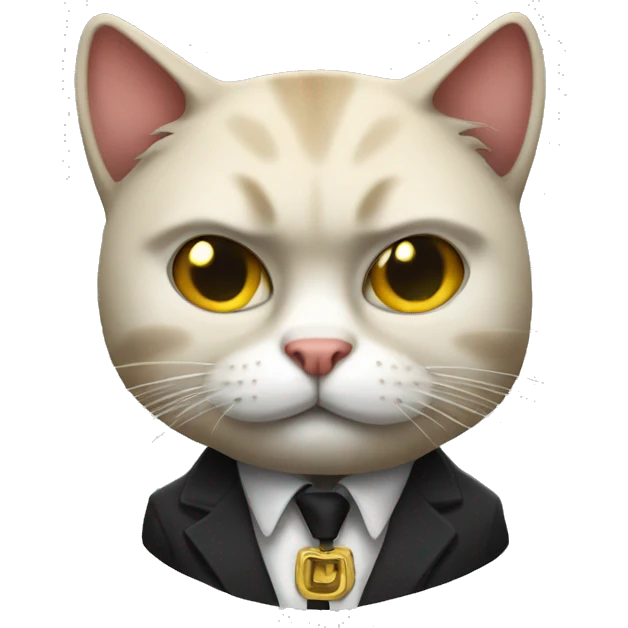 Gangster cat  emoji