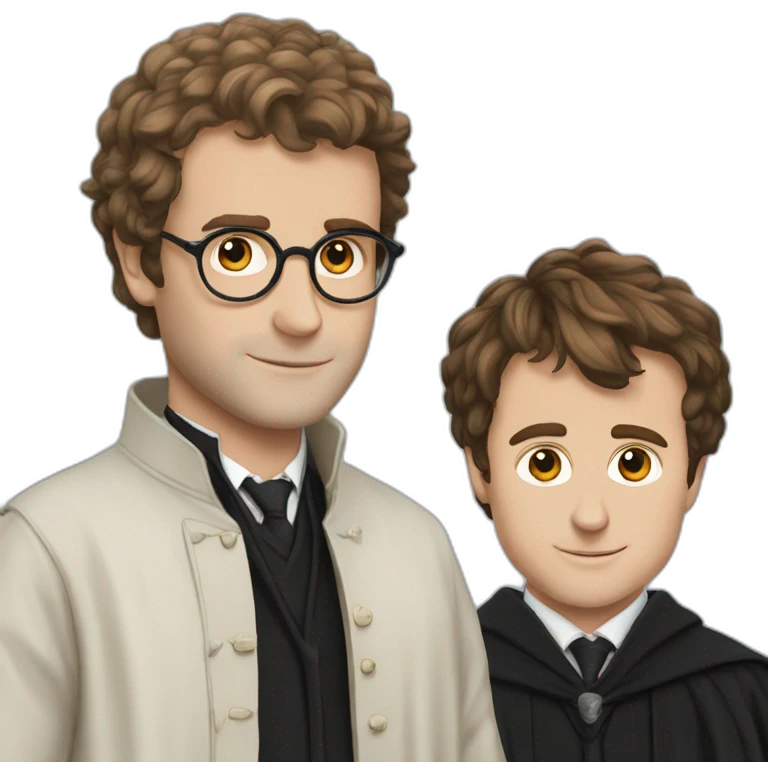 Macron and harry potter emoji
