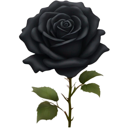 black rose  emoji