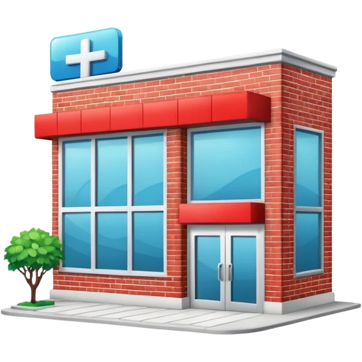 Pharmacy building emoji