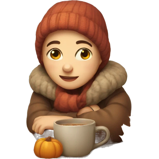 cozy autumn emoji