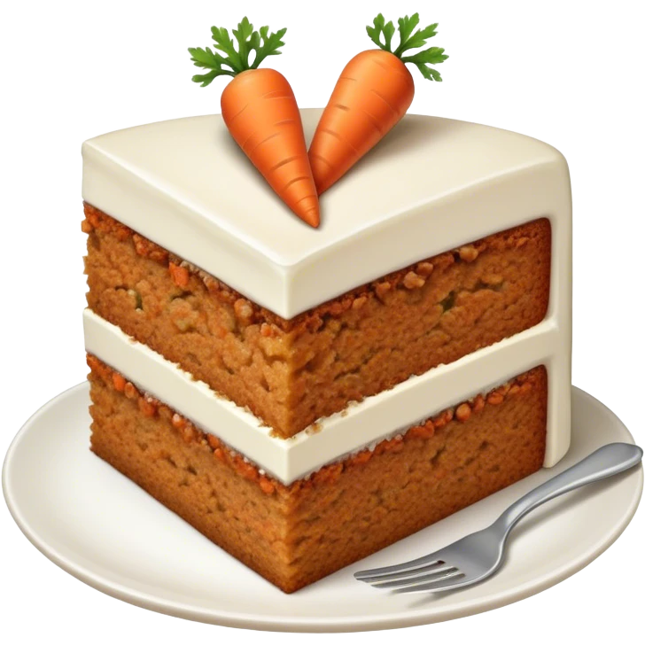 Carrot cake emoji
