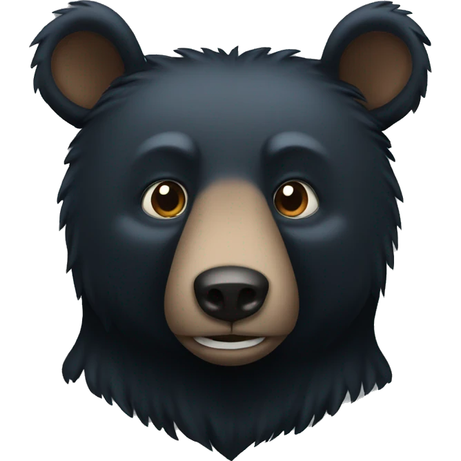 Black bear emoji