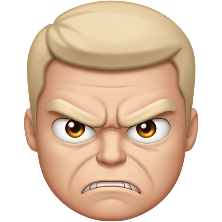 Beso enojado emoji