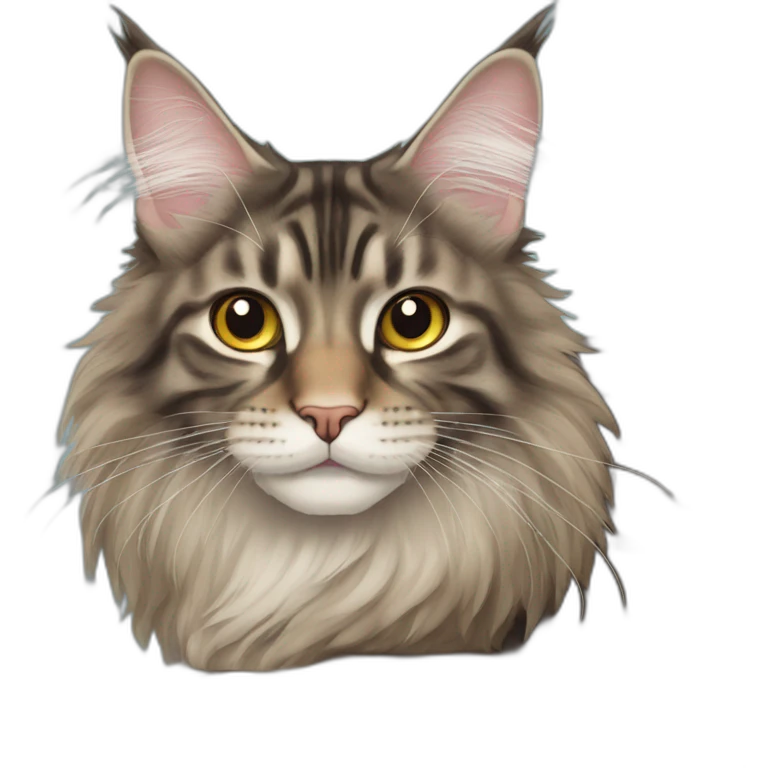 Maine coon cat emoji