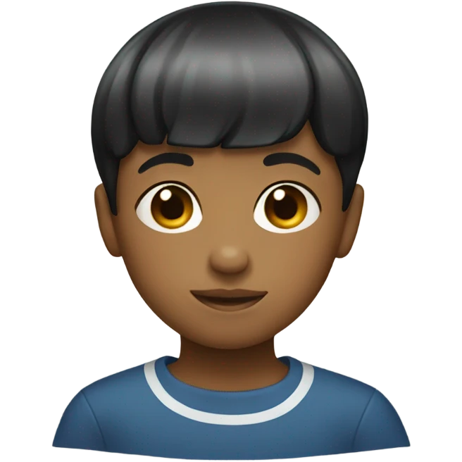 A small boy with a bowl cut emoji