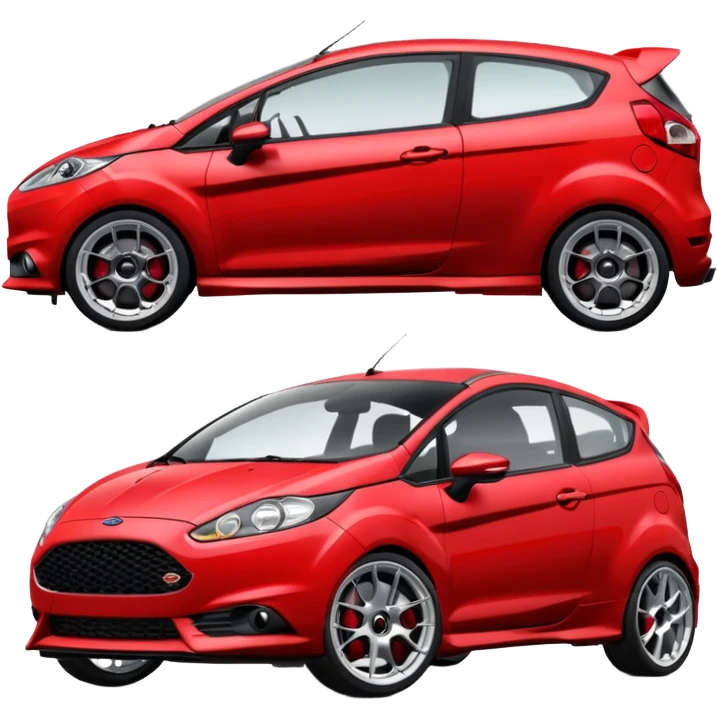 Ford fiesta st150 red emoji